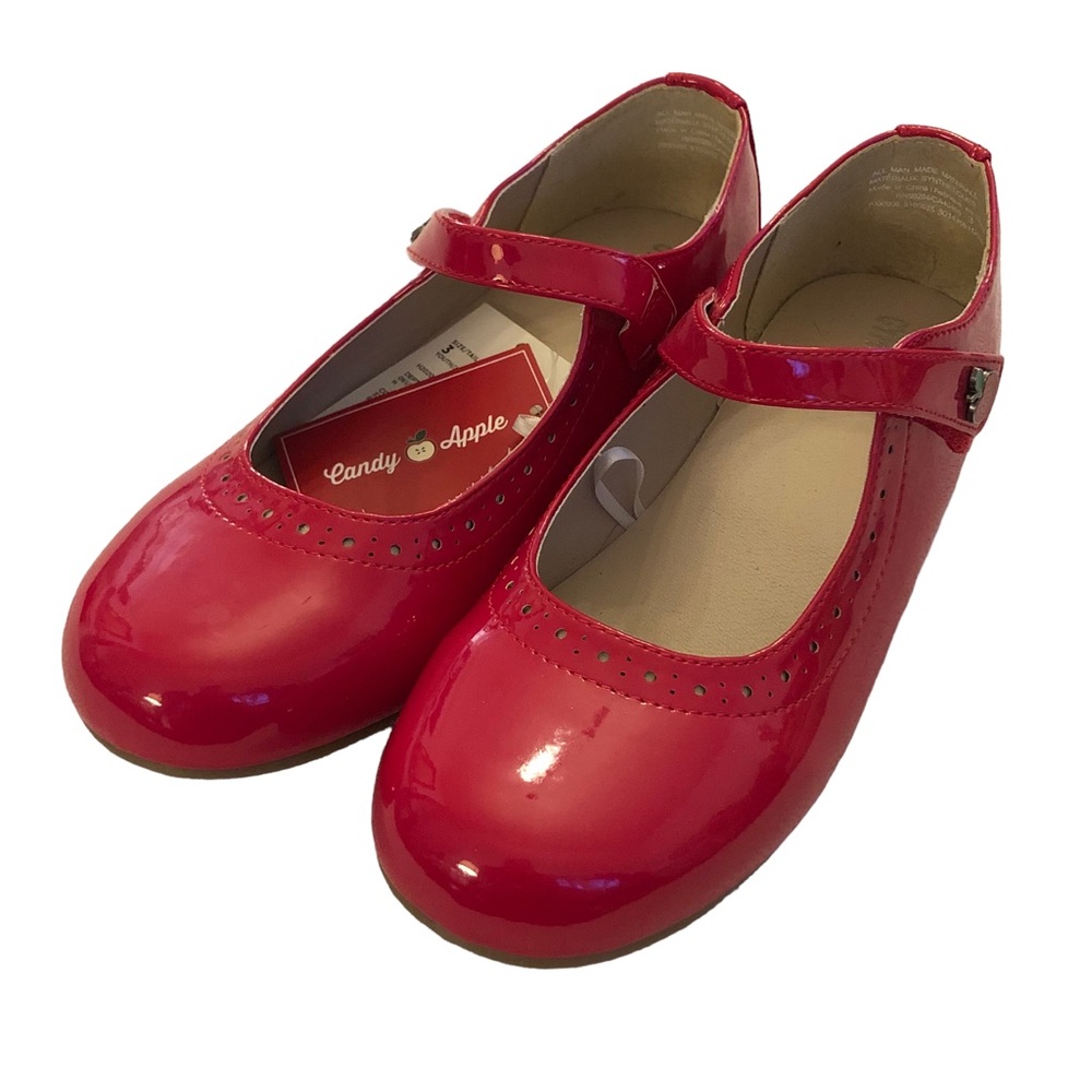 Retired Gymboree Candy Apple Patent Leather Mary Janes size 3 - Picture 12 of 16
